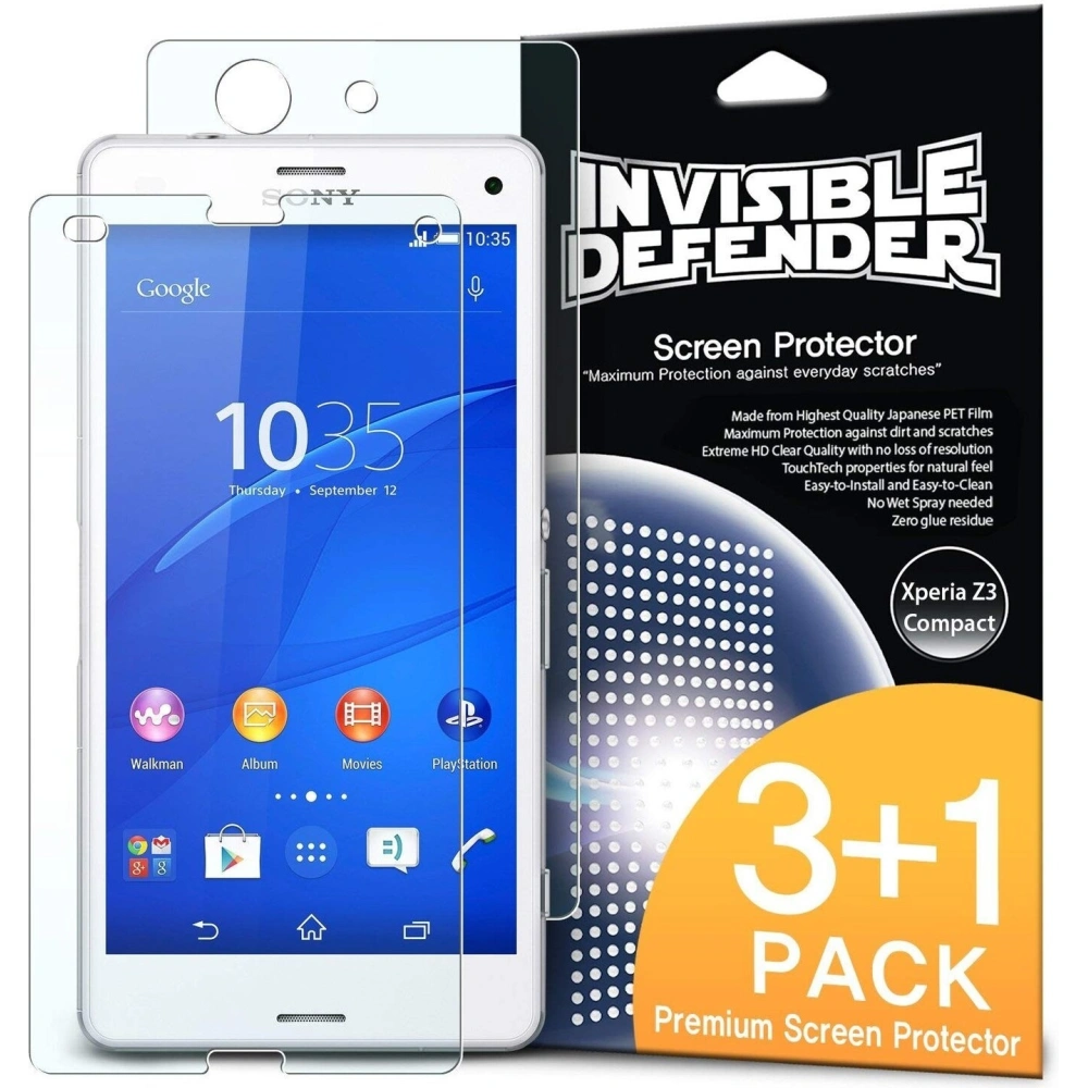 Fólie Ringke Invisible Defender pro Sony Xperia Z3 Compact Full Cover