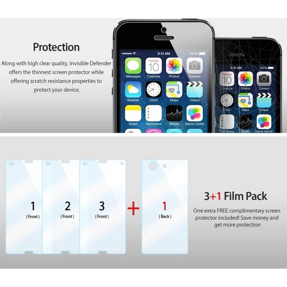 Fólie Ringke Invisible Defender pro Sony Xperia Z3 Compact Full Cover