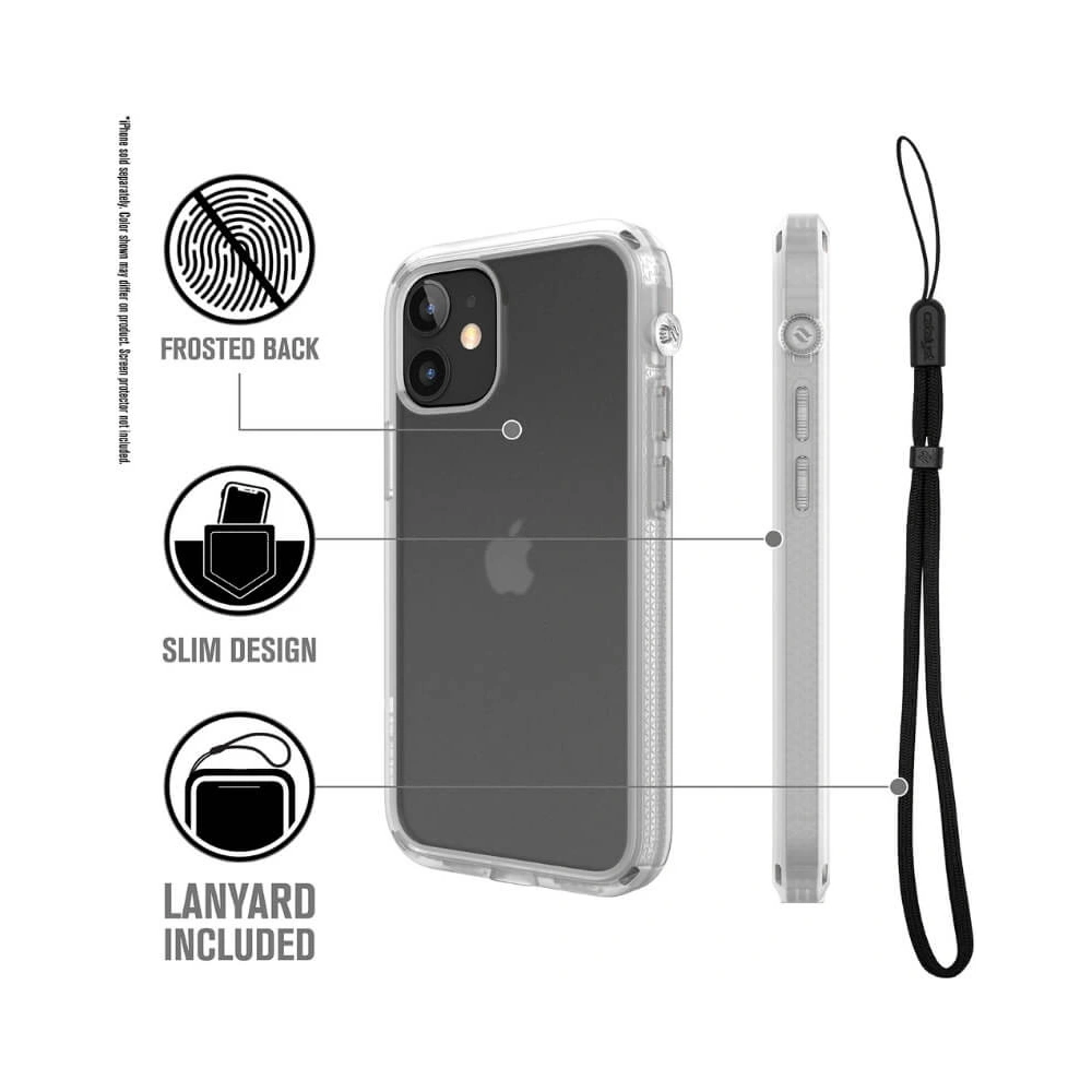 Hurtownia GSM - Etui Catalyst Influence Apple iPhone 12 mini transparentne - CAT021CL - {ean13} - Hurt