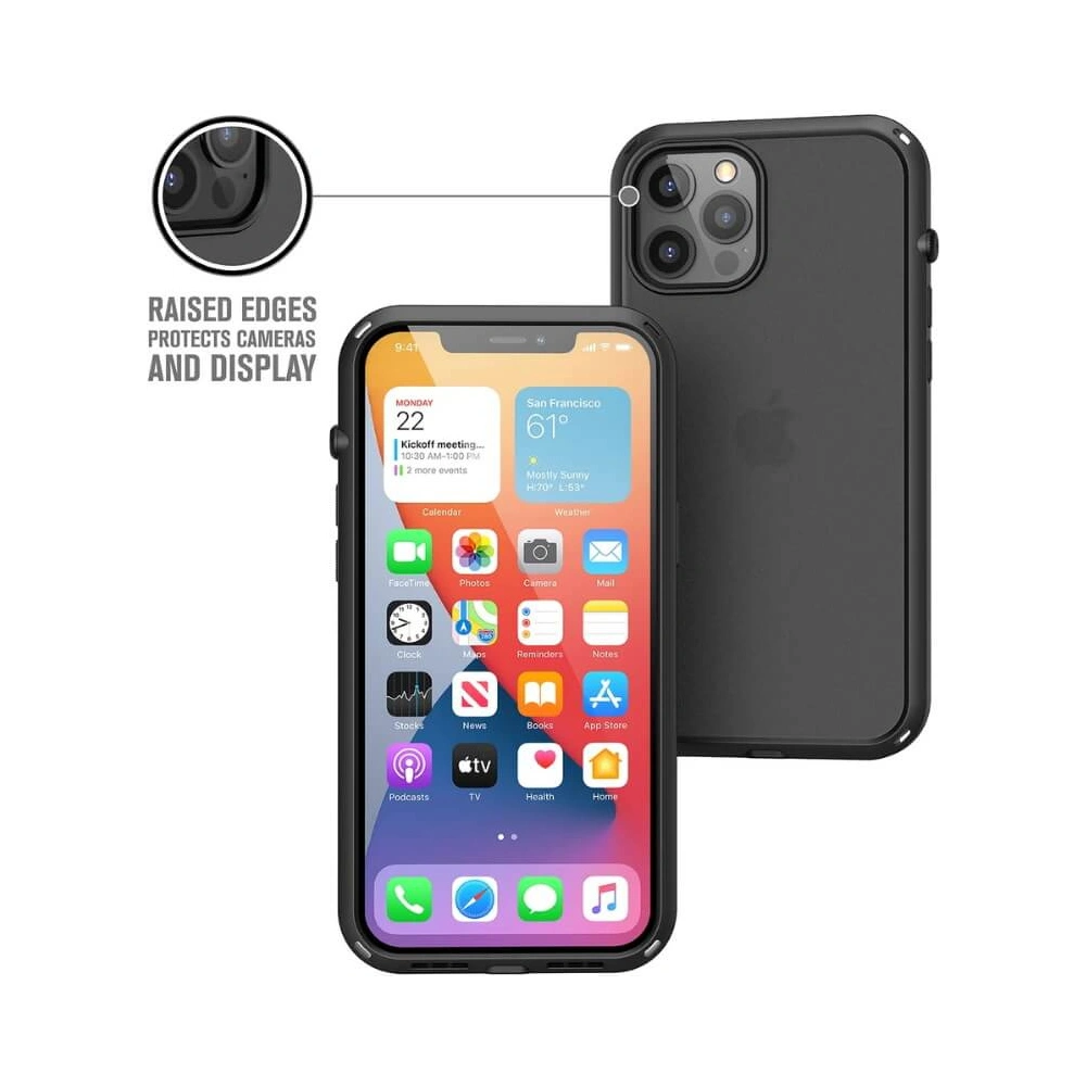 Hurtownia GSM - Etui Catalyst Influence Apple iPhone 12 Pro Max czarne - CAT023BLK - {ean13} - Hurt
