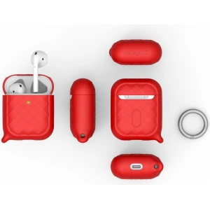 Hurtownia GSM - Etui Catalyst Ring Clip Apple AirPods 1/2 czerwone - CAT028RED - {ean13} - Hurt