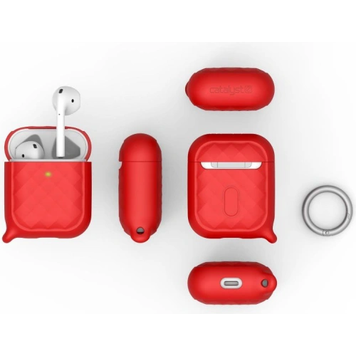 Etui Catalyst Ring Clip Apple AirPods 1/2 czerwone