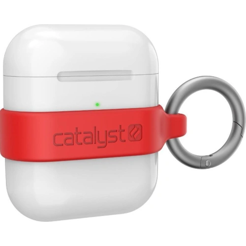 Etui Catalyst Minimalist Apple AirPods 1/2 biało-czerwone