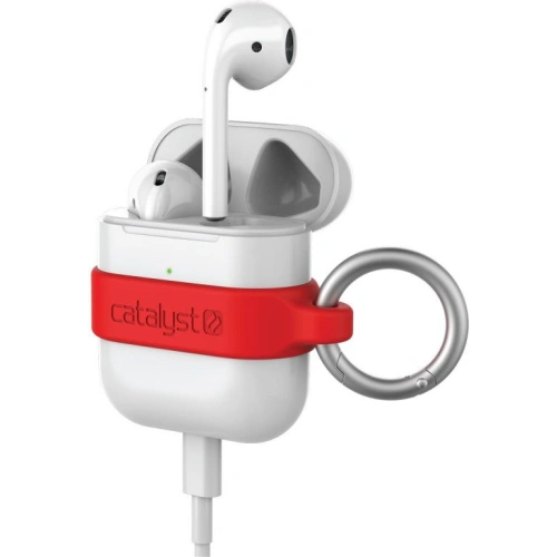 Etui Catalyst Minimalist Apple AirPods 1/2 biało-czerwone
