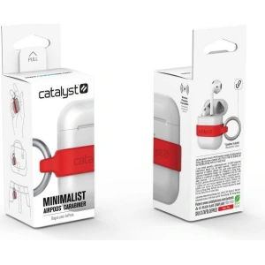 Hurtownia GSM - Etui Catalyst Minimalist Apple AirPods 1/2 bílo-červené - CAT029WHTRED - {ean13} - Hurt