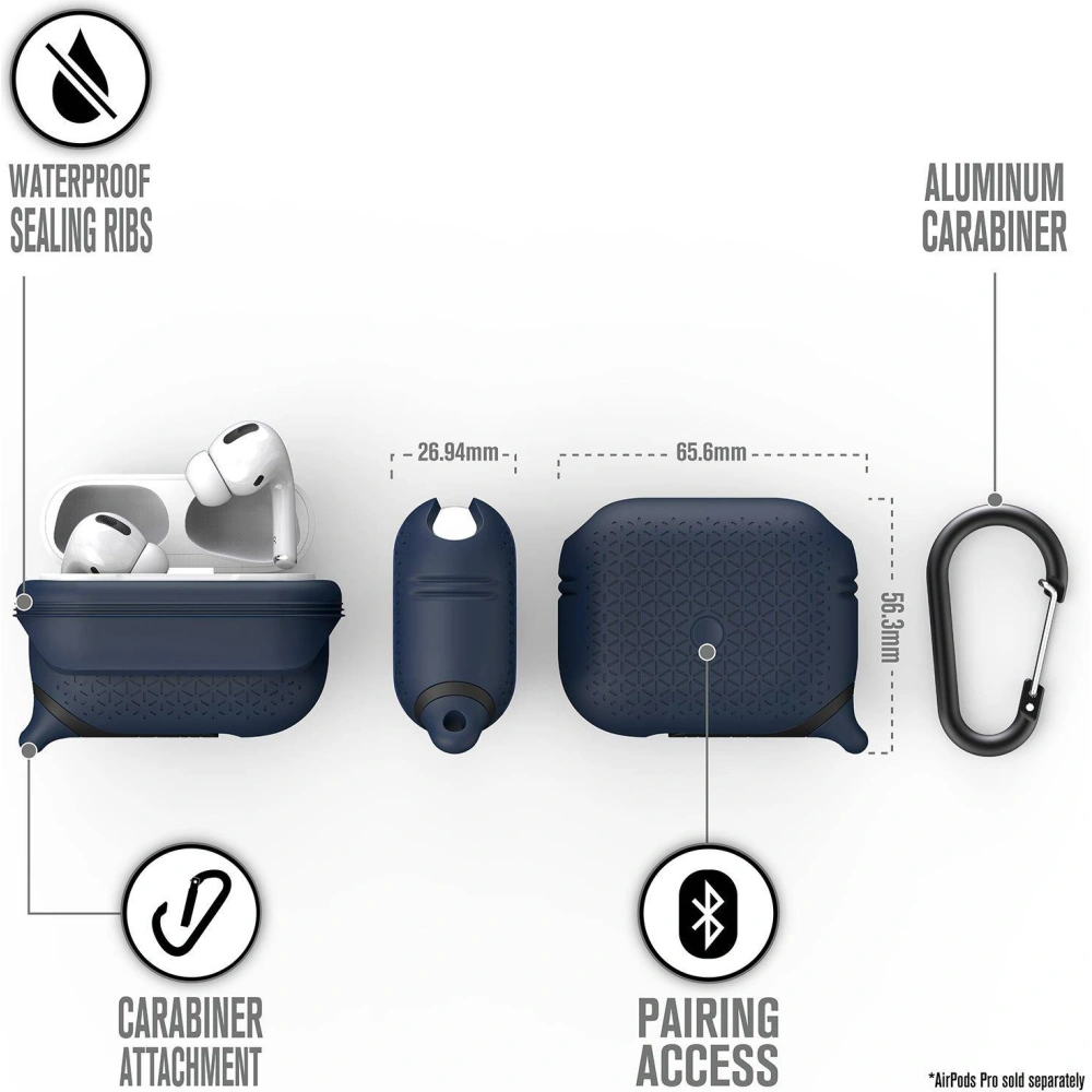 Hurtownia GSM - Etui Catalyst Premium Edition Apple AirPods Pro modré - CAT032NAV - {ean13} - Hurt