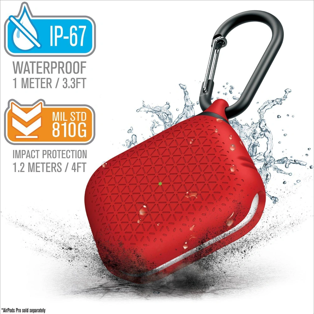 Hurtownia GSM - Etui Catalyst Premium Edition AirPods Pro červené - CAT033RED - {ean13} - Hurt