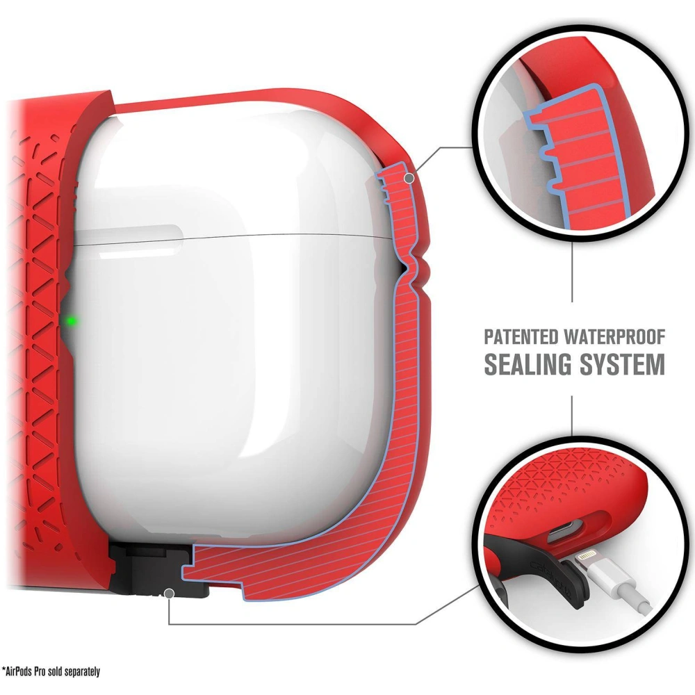 Hurtownia GSM - Etui Catalyst Premium Edition AirPods Pro červené - CAT033RED - {ean13} - Hurt