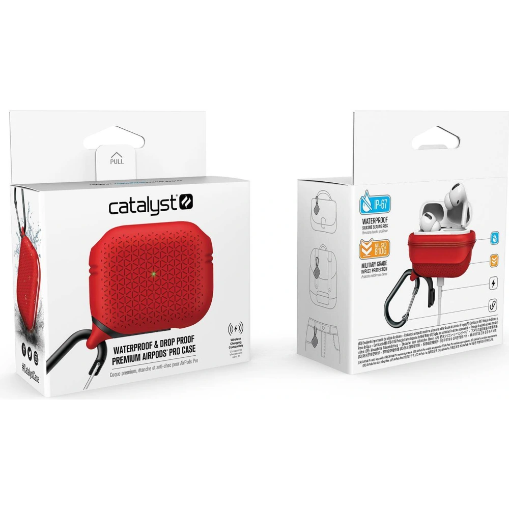 Hurtownia GSM - Etui Catalyst Premium Edition AirPods Pro červené - CAT033RED - {ean13} - Hurt