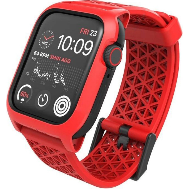 Catalyst Impact Protection Apple Watch 6/5/4/SE 44mm red