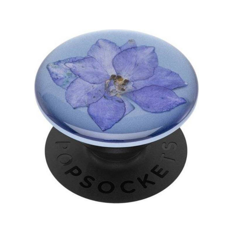 PopSockets Distributor - 842978144900 - POP016 - POPSOCKETS Holder Premium Pressed Flower Larkspur Purple - B2B homescreen