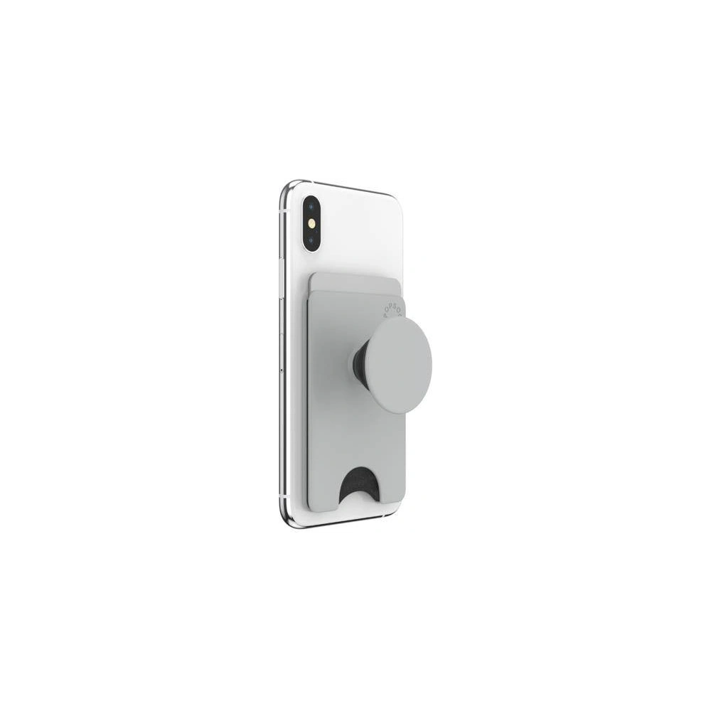 Hurtownia GSM - Uchop na telefon POPSOCKETS s pouzdrem na karty Popwallet+ Tech Grey - POP027 - {ean13} - Hurt