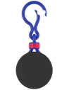 Hurtownia GSM - Uchyt na telefon POPSOCKETS s přívěskem Plastový PopChain Cobalt Blue - POP045 - {ean13} - Hurt