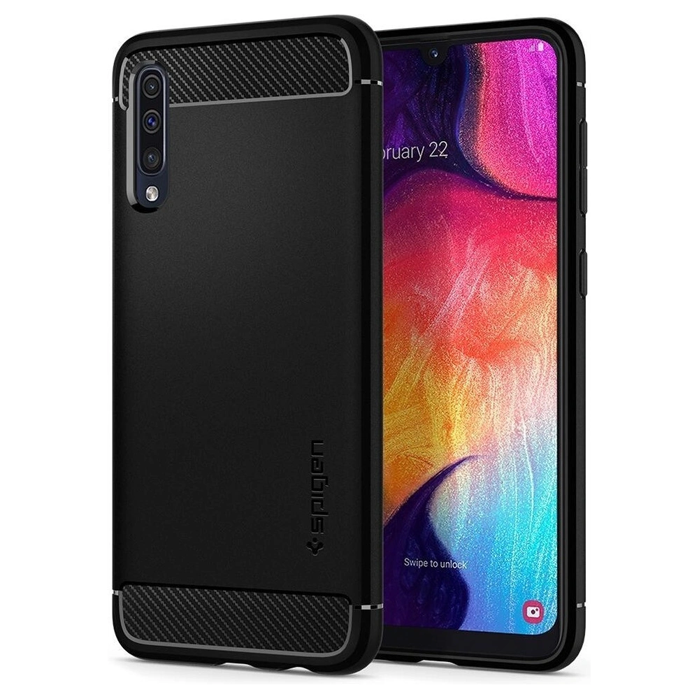 Hurtownia GSM - Spigen Samsung Carcasă Rugged Armor Galaxy A30s/A50/A50s Negru - SPN336BLK - {ean13} - Hurt