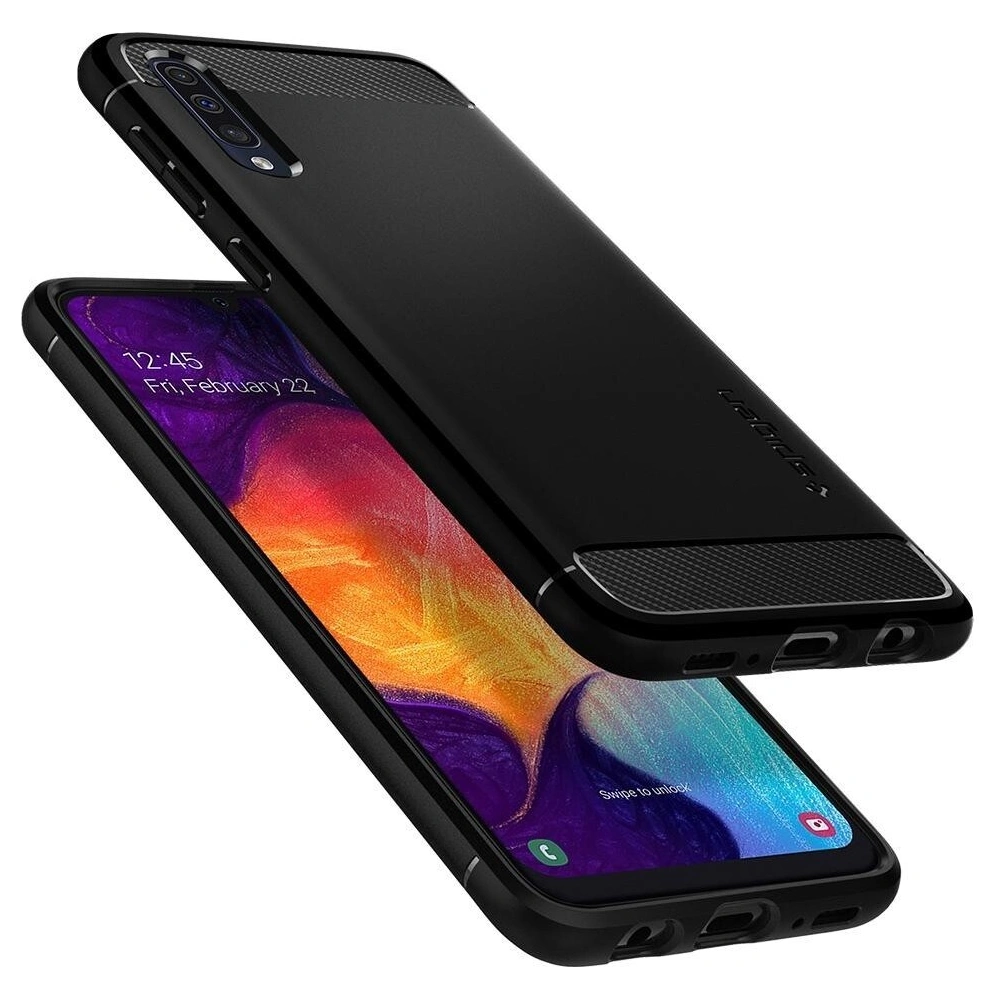 Hurtownia GSM - Etui Spigen Rugged Armor Samsung Galaxy A30s/A50/A50s černé - SPN336BLK - {ean13} - Hurt
