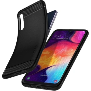 Hurtownia GSM - Case Spigen Rugged Armor Samsung Galaxy A30s/A50/A50s Schwarz - SPN336BLK - {ean13} - Hurt