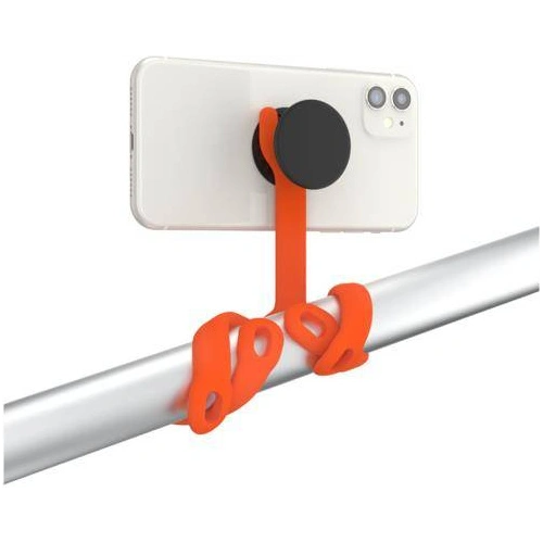 Elastyczny uchwyt do telefonu POPSOCKETS PopMount 2 Flex Tangerine