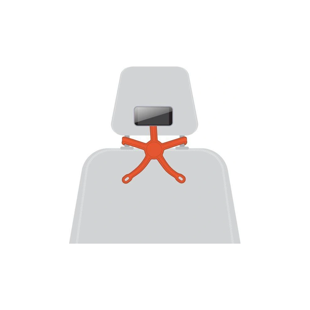 Hurtownia GSM - Elastický držák na telefon POPSOCKETS PopMount 2 Flex Tangerine - POP058 - {ean13} - Hurt
