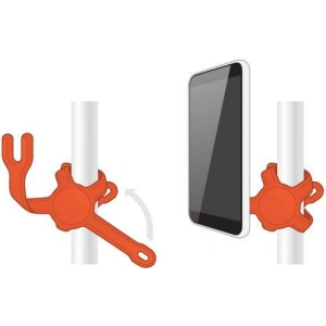 Hurtownia GSM - Elastyczny uchwyt do telefonu POPSOCKETS PopMount 2 Flex Tangerine - POP058 - {ean13} - Hurt