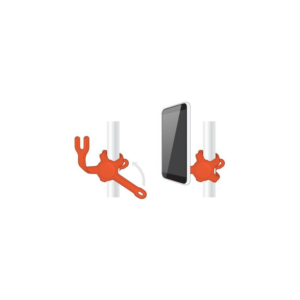 Hurtownia GSM - Elastický držák na telefon POPSOCKETS PopMount 2 Flex Tangerine - POP058 - {ean13} - Hurt