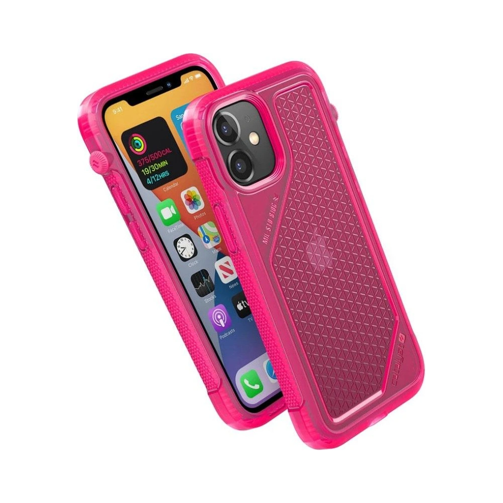 Hurtownia GSM - Etui Catalyst Vibe Apple iPhone 12 mini różowe przeźroczyste - CAT056PNKCL - {ean13} - Hurt