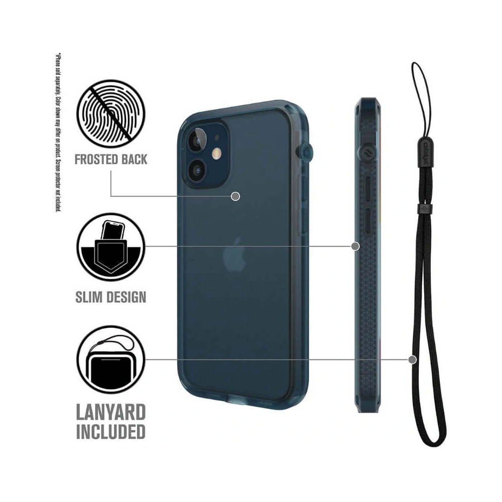 Hurtownia GSM - Etui Catalyst Influence Apple iPhone 12 mini modré - CAT060BLU - {ean13} - Hurt