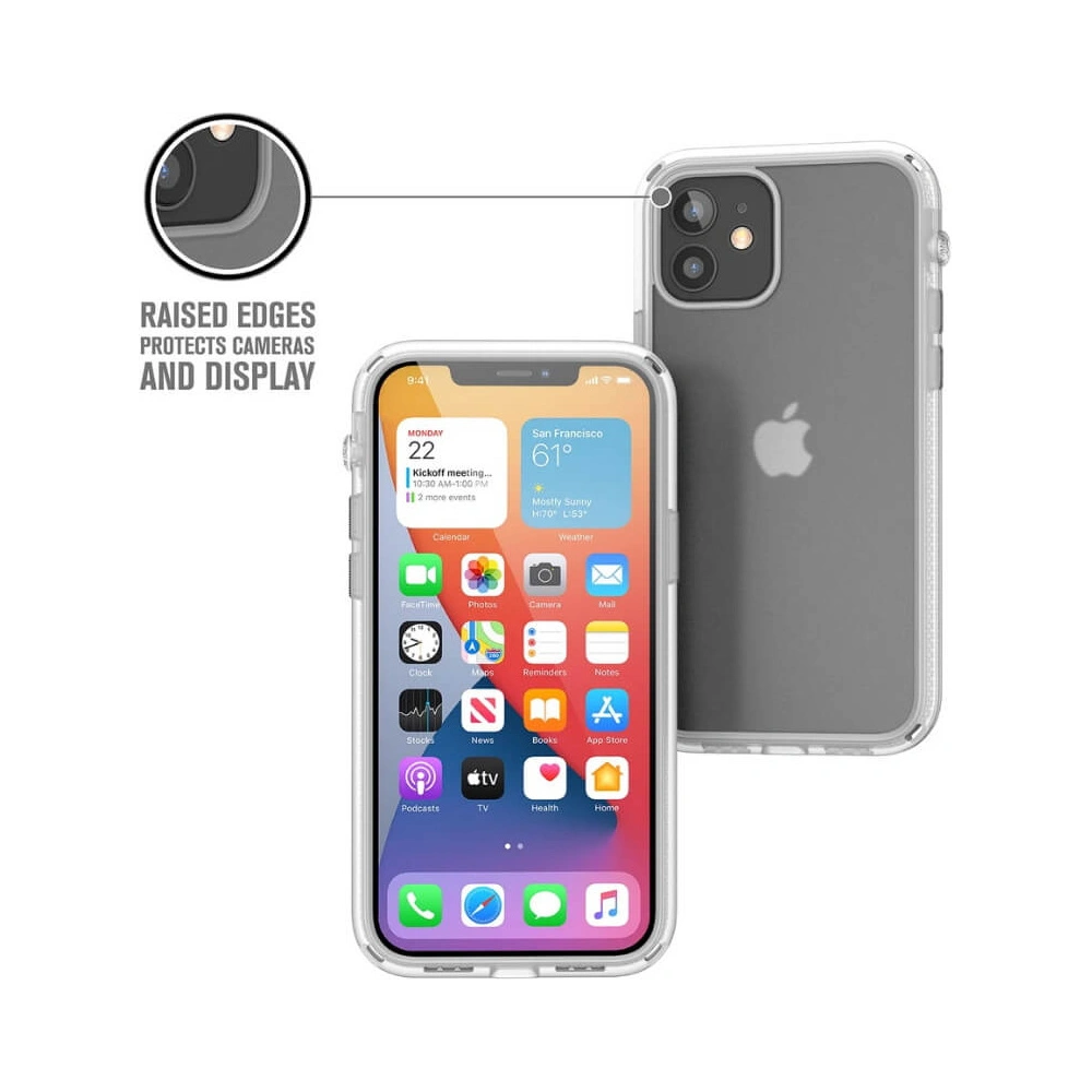 Hurtownia GSM - Etui Catalyst Influence Apple iPhone 12/12 Pro průhledné - CAT062CL - {ean13} - Hurt