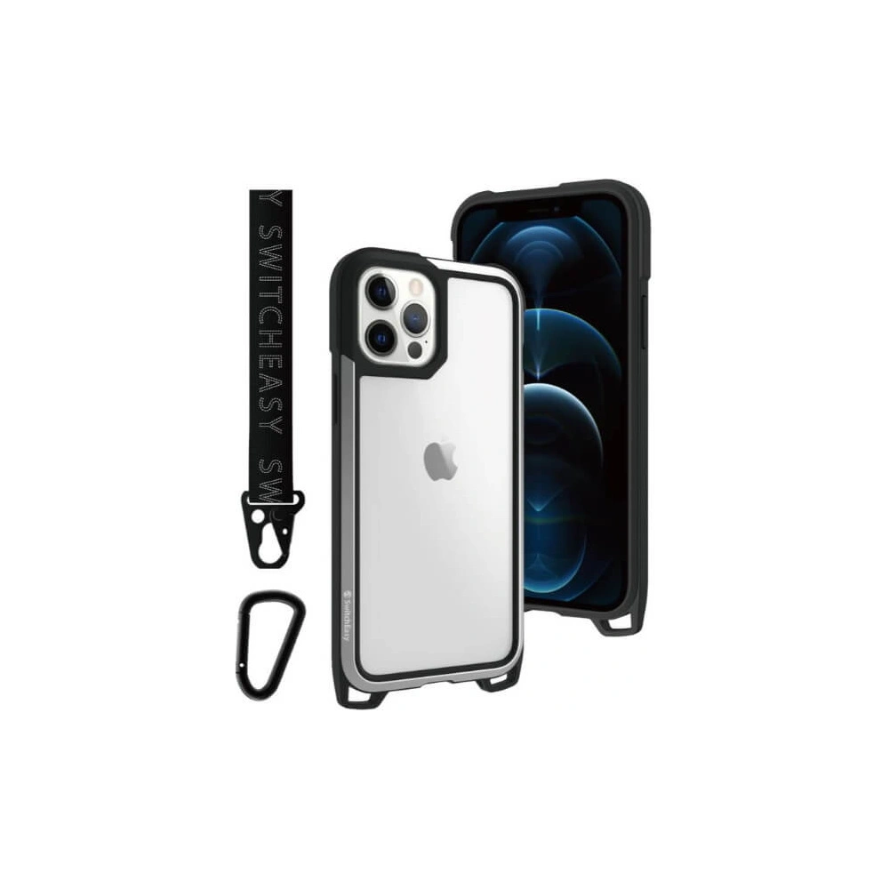 Hurtownia GSM - Etui SwitchEasy Odyssey Apple iPhone 12/12 Pro stříbrné - SWE070SLV - {ean13} - Hurt