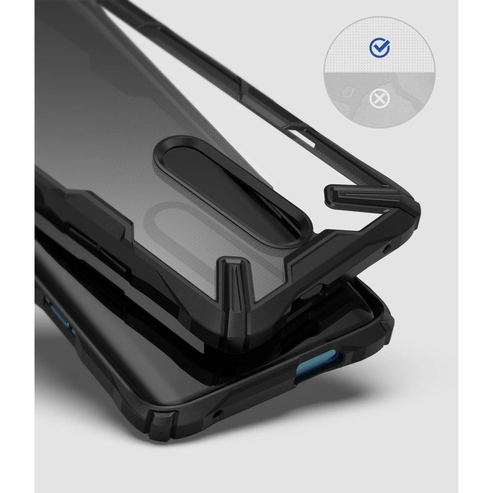 Hurtownia GSM - Etui Ringke Fusion-X OnePlus 7 Pro černé - RGK884BLK - {ean13} - Hurt