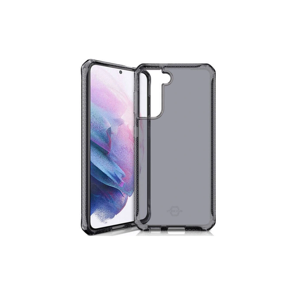 Hurtownia GSM - Etui ITSKINS Spectrum Clear Samsung Galaxy S21+ Plus černé - ITS047BLK - {ean13} - Hurt