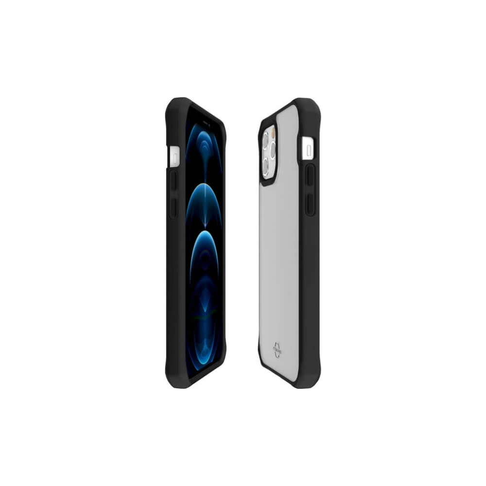 Hurtownia GSM - Etui ITSKINS Hybrid Solid Apple iPhone 12/12 Pro černé - ITS044BLK - {ean13} - Hurt
