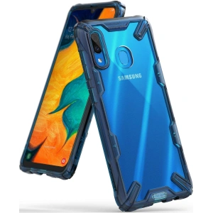 Case Ringke Fusion-X Samsung Galaxy A30 Space Blau