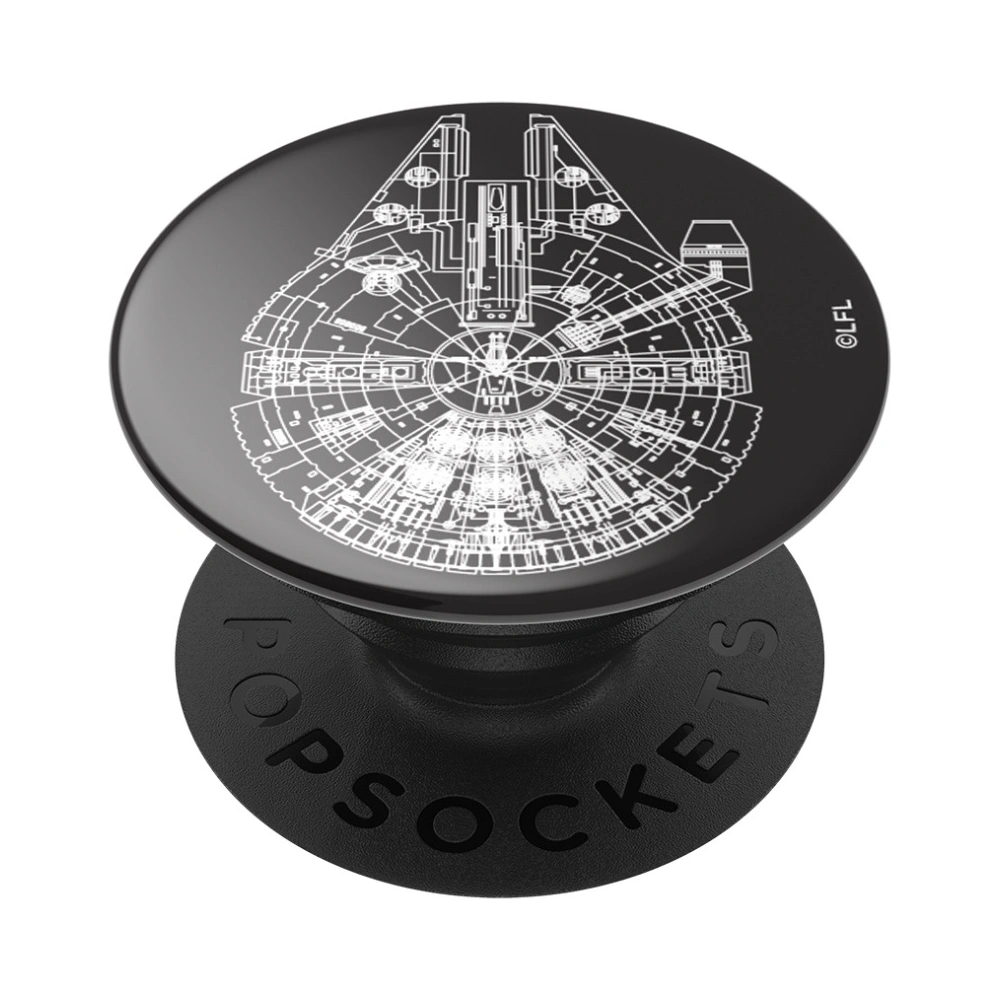 Wholesale POPSOCKETS Holder Standard Star Wars Millenium Falcon Aluminium - POP239 - {ean13} - Hurt