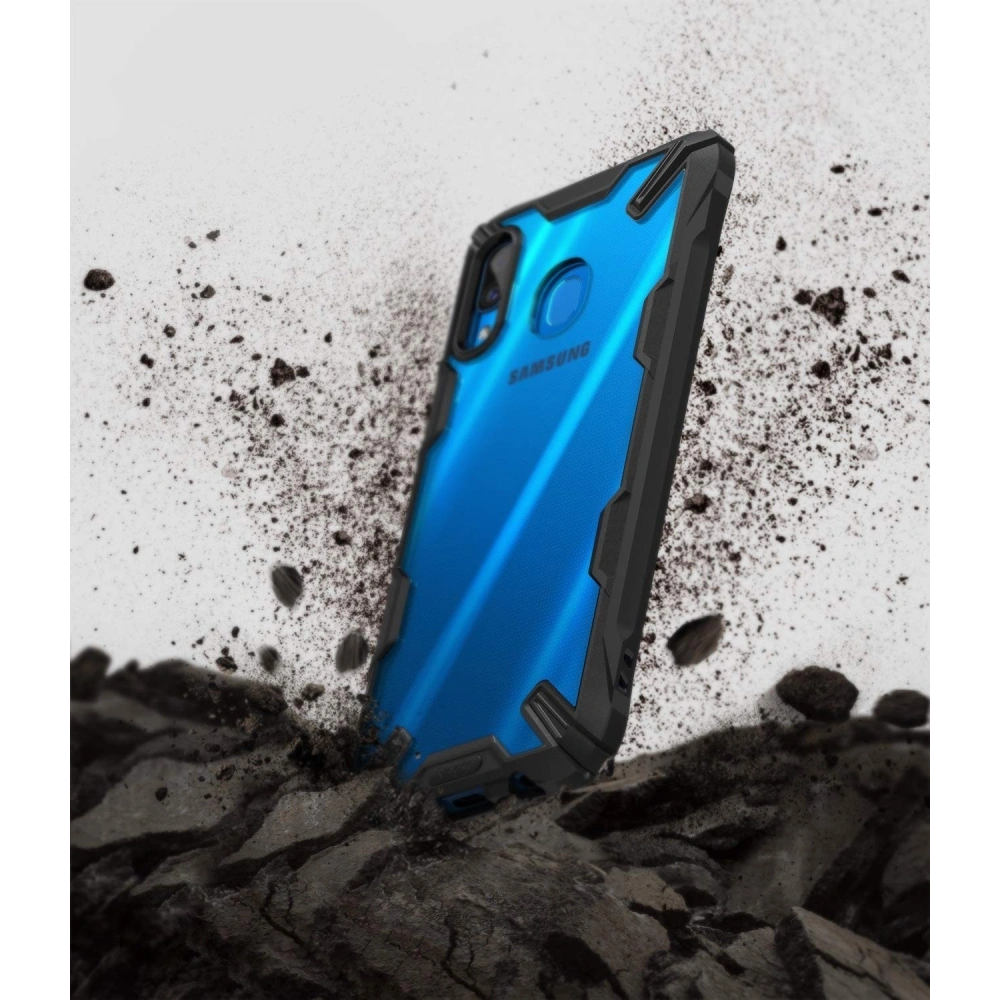 Hurtownia GSM - Etui Ringke Fusion-X Samsung Galaxy A30 Černá - RGK886BLK - {ean13} - Hurt