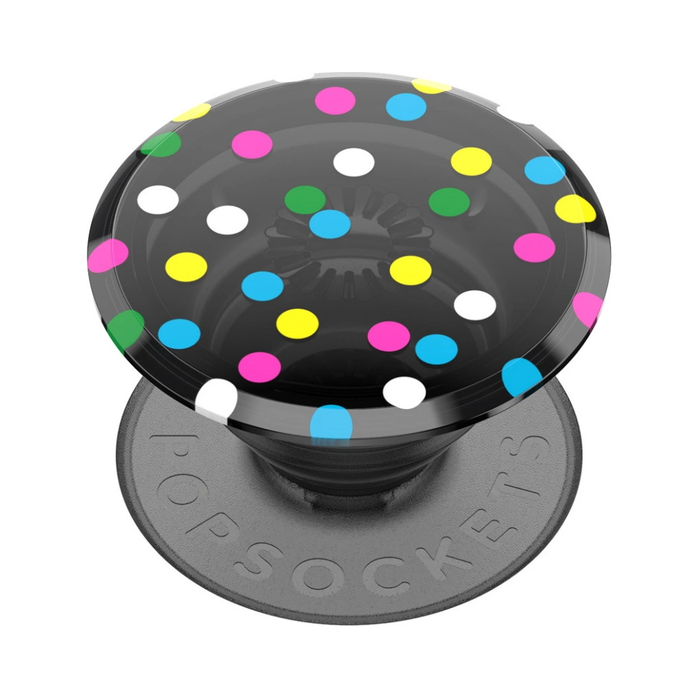 Hurtownia GSM - Uchyt na telefon POPSOCKETS Premium Průhledné Disco Dots - POP261 - {ean13} - Hurt