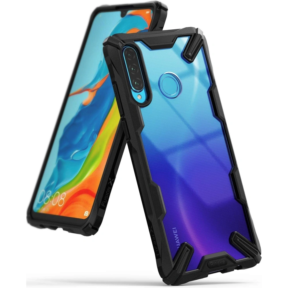Hurtownia GSM - Etui Ringke Fusion-X Huawei P30 Lite černé - RGK888BLK - {ean13} - Hurt