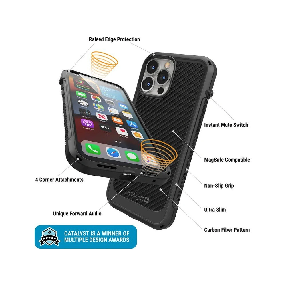 Hurtownia GSM - Etui Catalyst Vibe Apple iPhone 13 Pro Max czarne - CAT082BLK - {ean13} - Hurt