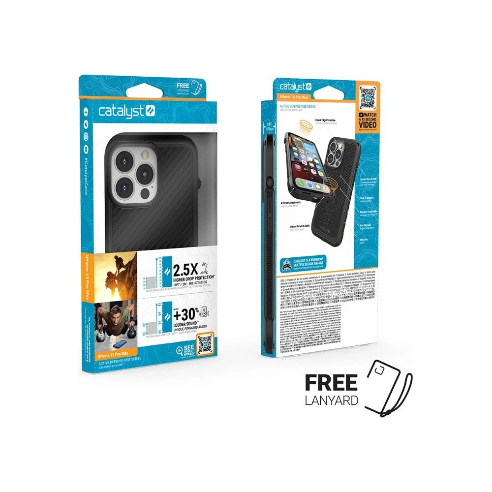 Hurtownia GSM - Etui Catalyst Vibe Apple iPhone 13 Pro Max czarne - CAT082BLK - {ean13} - Hurt