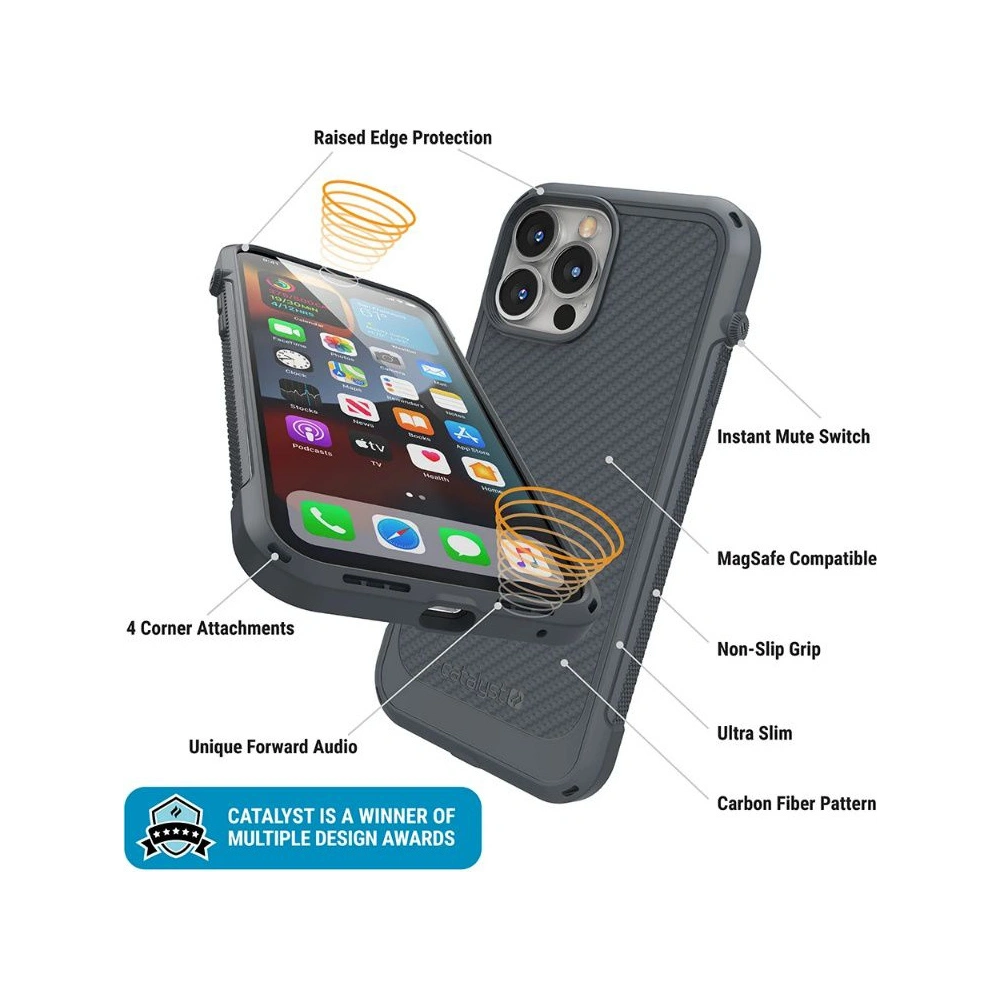 Hurtownia GSM - Etui Catalyst Vibe Apple iPhone 13 Pro Max šedé - CAT083GRY - {ean13} - Hurt