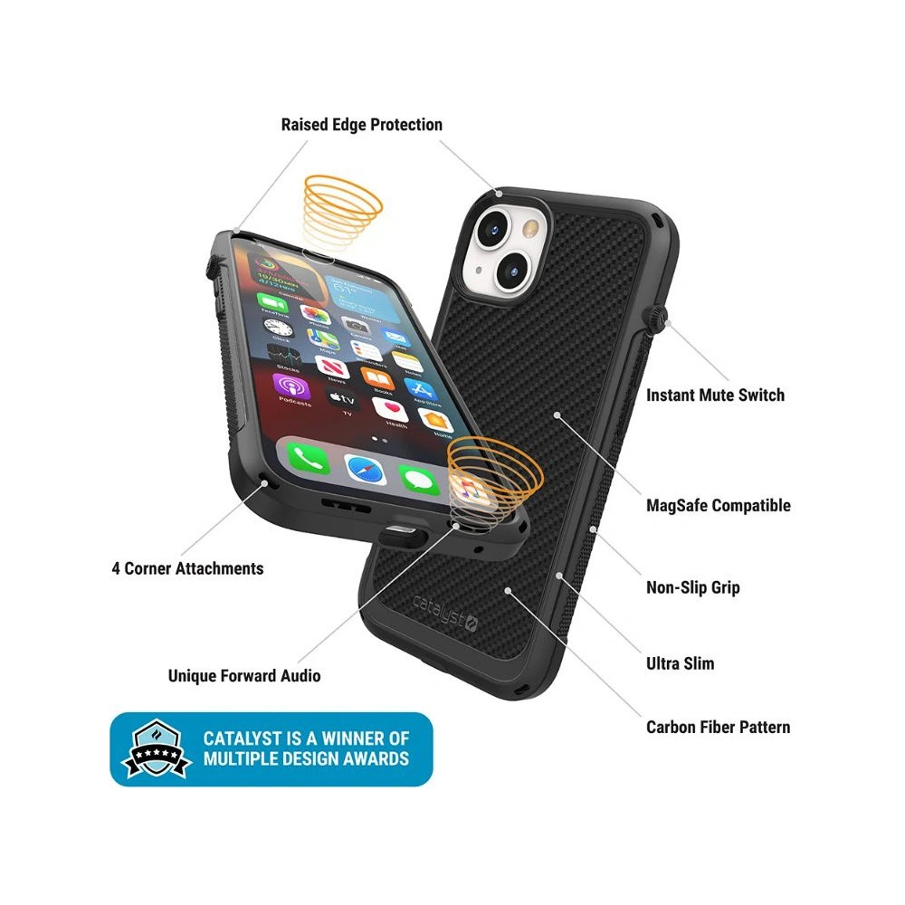 Hurtownia GSM - Etui Catalyst Vibe Apple iPhone 13 černé - CAT086BLK - {ean13} - Hurt