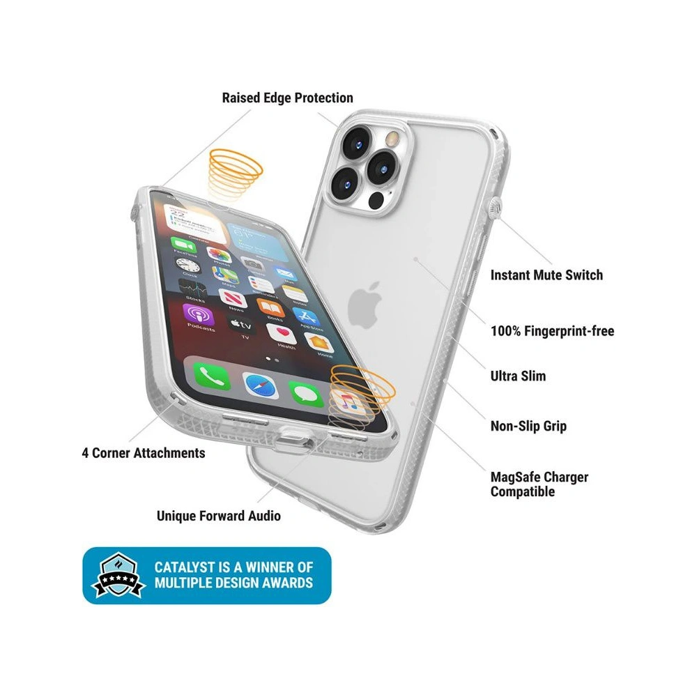 Hurtownia GSM - Etui Catalyst Influence Apple iPhone 13 Pro Max transparentní - CAT088CL - {ean13} - Hurt