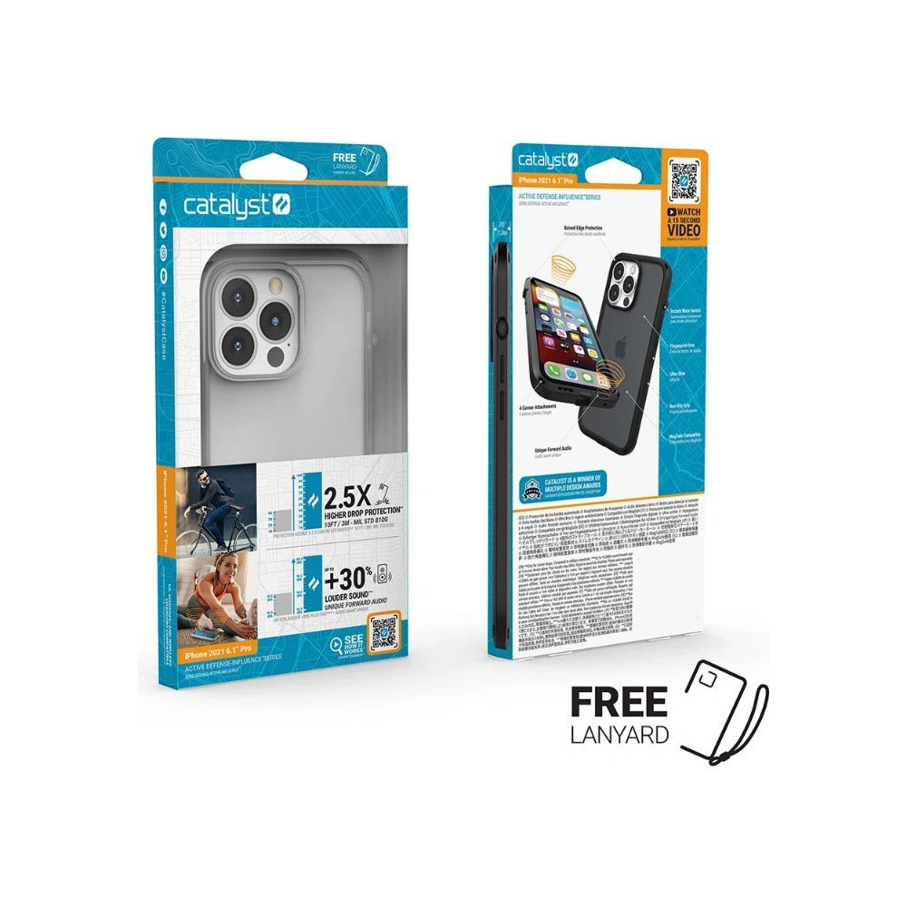 Hurtownia GSM - Etui Catalyst Influence Apple iPhone 13 Pro průhledné - CAT092CL - {ean13} - Hurt