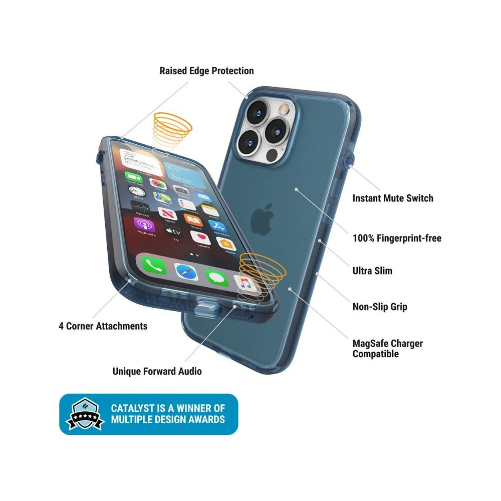 Hurtownia GSM - Etui Catalyst Influence Apple iPhone 13 Pro modré - CAT093BLU - {ean13} - Hurt