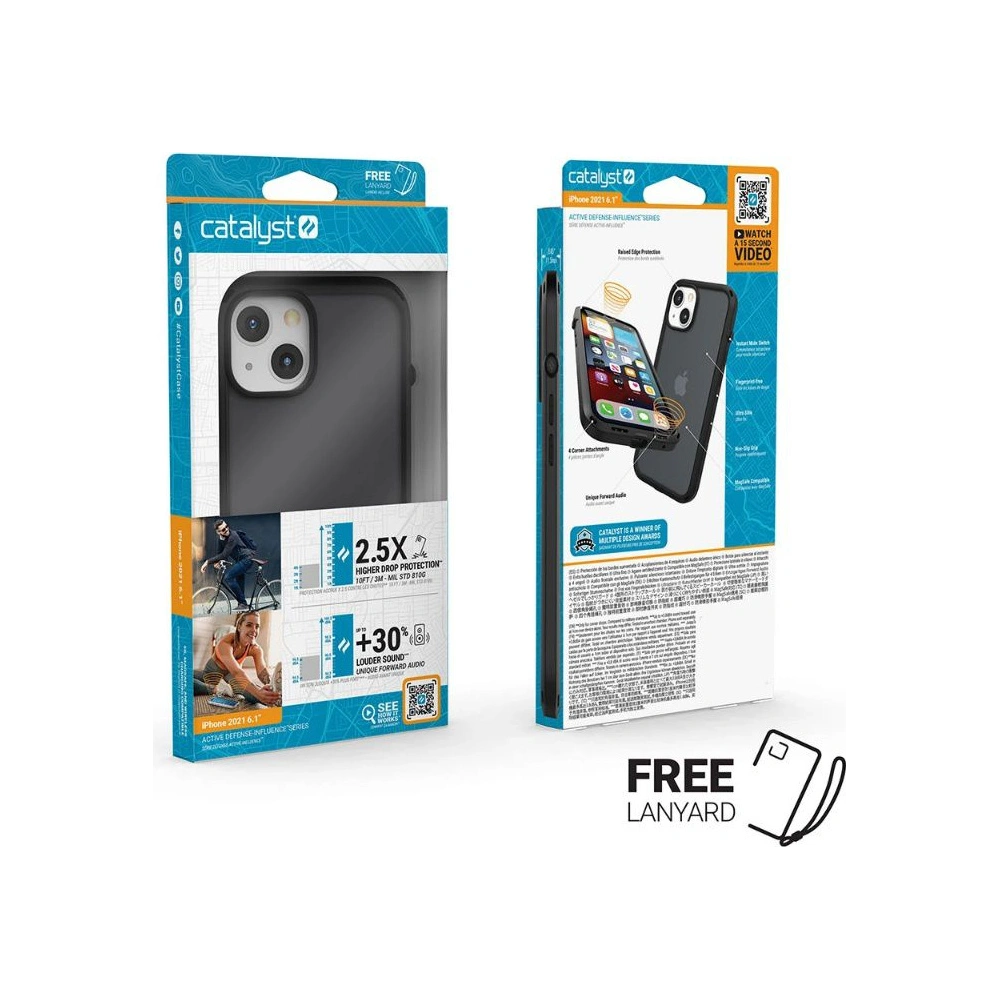 Hurtownia GSM - Etui Catalyst Influence Apple iPhone 13 mini černé - CAT097BLK - {ean13} - Hurt