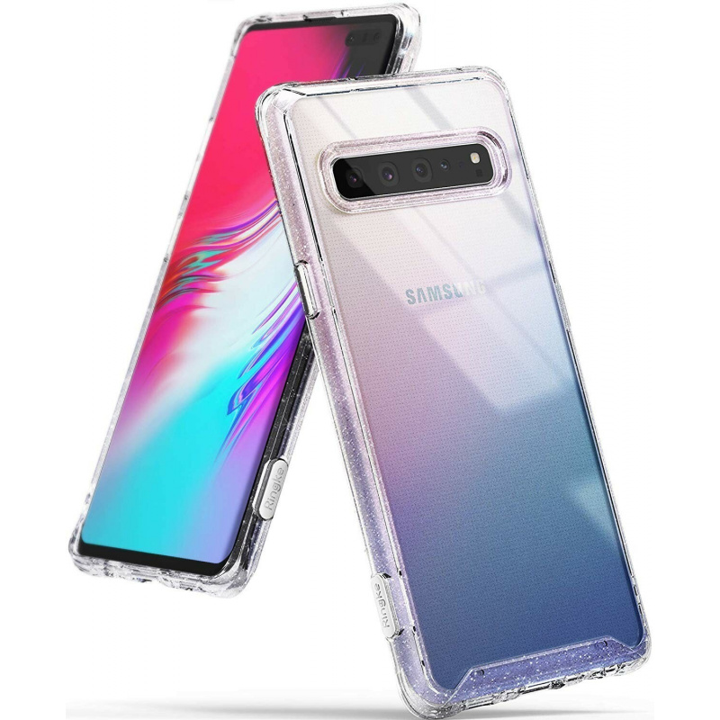 Hurtownia Ringke - 8809659044883 - RGK894GLT - Etui Ringke Fusion Samsung Galaxy S10 5G Glitter Clear - B2B homescreen