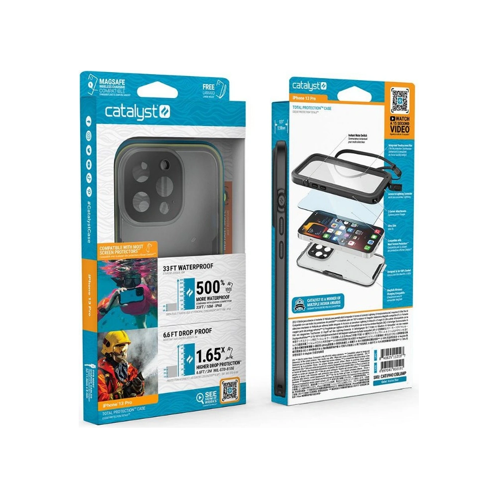Hurtownia GSM - Etui Catalyst Total Protection Apple iPhone 13 Pro niebieskie - CAT103BLU - {ean13} - Hurt