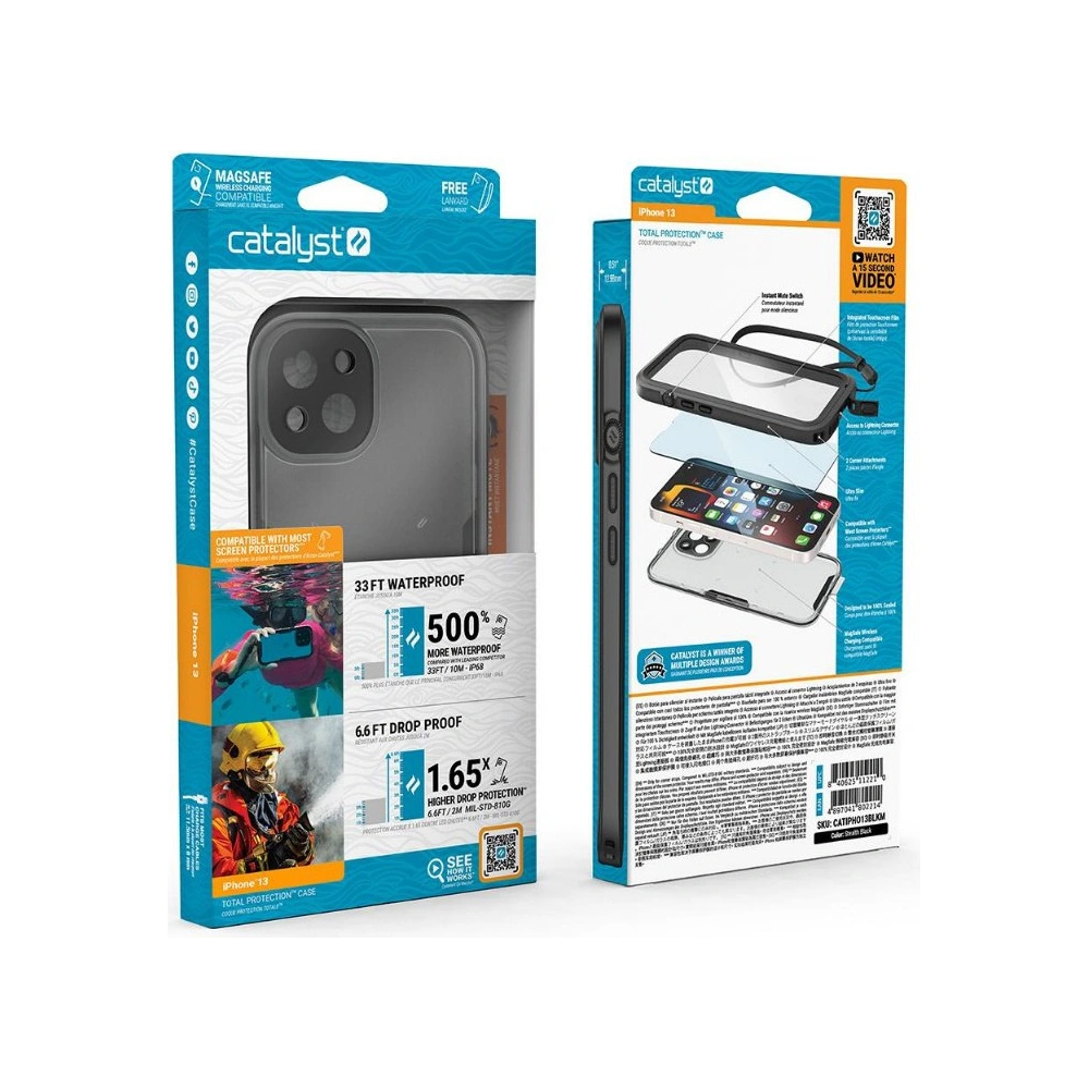 Hurtownia GSM - Etui Catalyst Total Protection Apple iPhone 13 černé - CAT104BLK - {ean13} - Hurt
