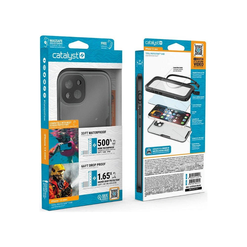 Hurtownia GSM - Etui Catalyst Total Protection Apple iPhone 13 mini černé - CAT105BLK - {ean13} - Hurt