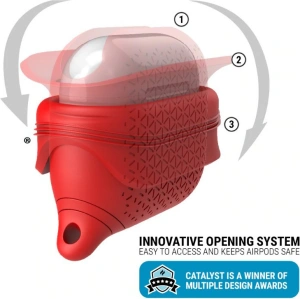 Hurtownia GSM - Case Catalyst Waterproof Vibe Apple AirPods 3 rot - CAT106RED - {ean13} - Hurt