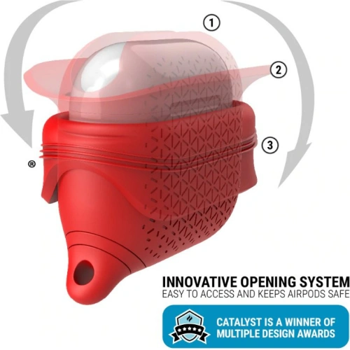 Etui Catalyst Waterproof Vibe Apple AirPods 3 czerwone